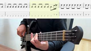 Download lagu Coldplay  - Yellow [Bass cover] ( Tab) mp3