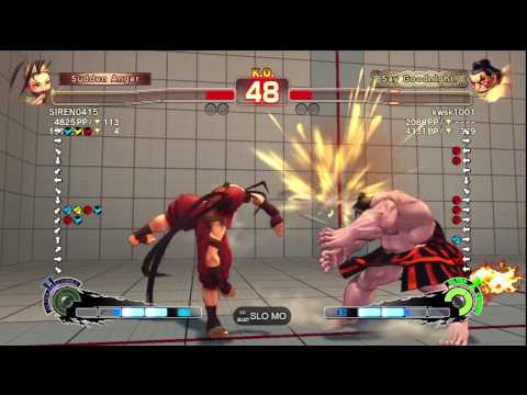 SIREN0415 [Ibuki] vs. kwsk1001 [E. Honda] | SSF4 Arcade Edition