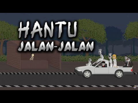 Ghost Walking - Funny Cartoon Horror Animation - WargaNet Life