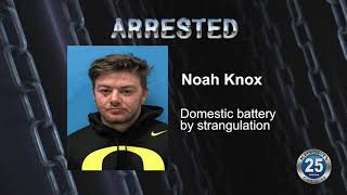 01-04-2021 Noah Knox Under Arrest, Facing Battery Charge