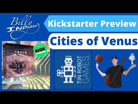  Cities of Venus Board Game Kickstarter Preview 