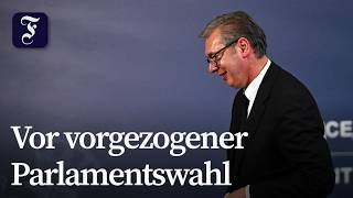 Serbiens Präsident Vučić tritt zurück