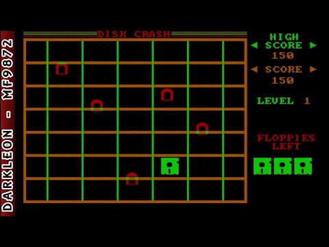 Disk Crash © 1985 PC Sig - PC DOS - Gameplay
