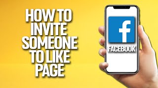 How To Invite Someone To Like A Page On Facebook Tutorial