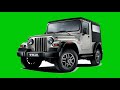 Thar Car Green Screen Effect Hd