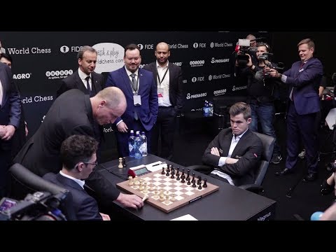 World Chess Championship 2018 Carlsen vs Caruana Game 1 Report