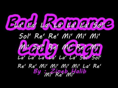 Bad Romance-Recorder Notes | Lady Gaga