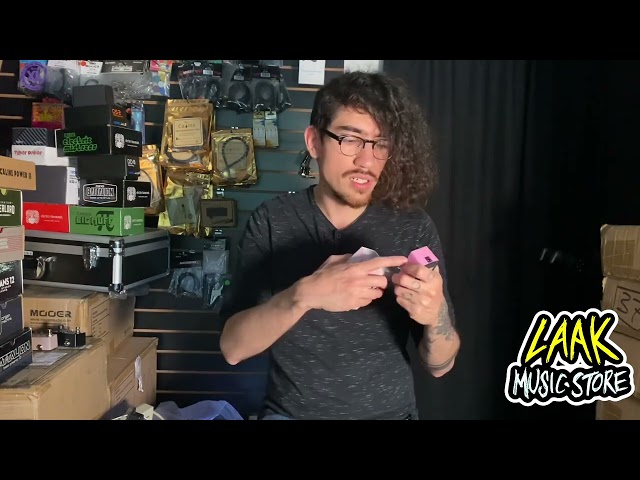 Vídeo relacionado con Pedal de distorsión FLAMMA FC06 para guitarra eléctrica, pedal analógico de guitarra, 2 modos HP/LP, mini pedal de efectos, True Bypass