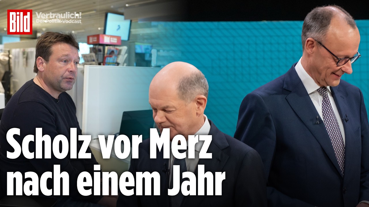 KANZLER-KLATSCHE ein Jahr nach der Wahl – BILD erklärt die Ampel-Nostalgie | Vertraulich-Clips