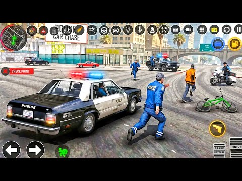 US Police Car Drift in The City Simulator! SUV Cop Patrol Chase Driving || 2026 Android Gameplay