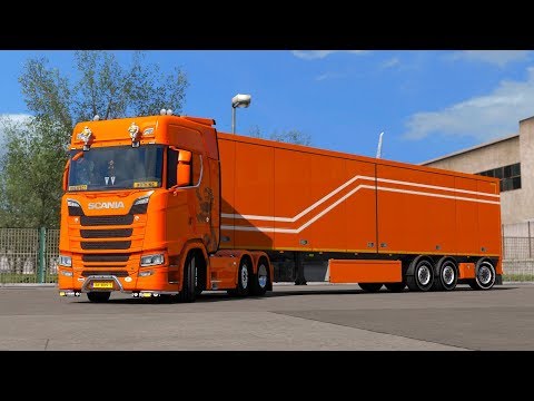 ETS2 1.32 open beta Scania S580  Amsterdam - Dresden