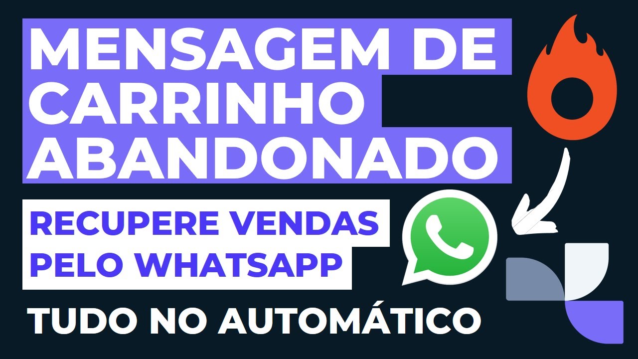 ✅ RECUPERAÇÃO DE CARRINHO ABANDONADO MENSAGEM AUTOMÁTICA NO WHATSAPP USANDO PLUGLEAD | HOTMART