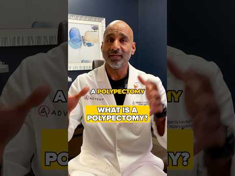 Nasal polyps form from inflammation and need to be removed with a Polypectomy.