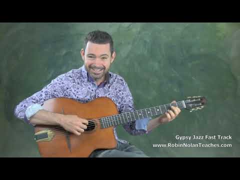 Nuages Django Reinhardt Intro - Robin Nolan Gypsy jazz guitar lesson