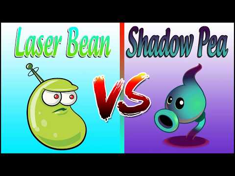 Laser bean VS Shadow Pea| PVZ Heroes Gameplay | Plant vs Zombie 2