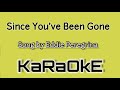 Since You Ve Been Gone KARAOKE Song By Eddie Peregrina
