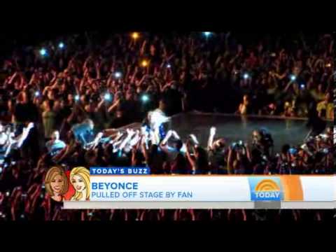 Beyoncé pulled off stage by fan during Brazil concert