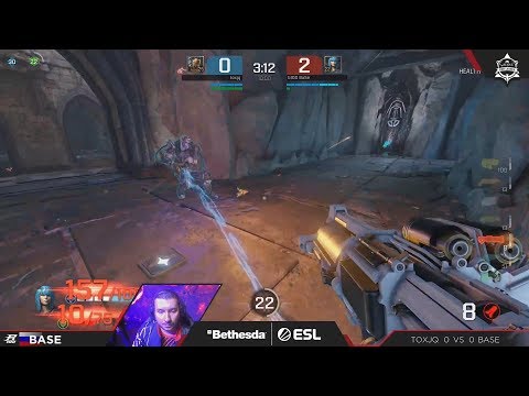 BASE vs. Toxjq (IEM Katowice, 1/8 winners), аудиокомментарий Полосатого – Quake Champions