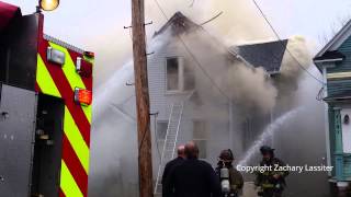 preview picture of video 'Kalamazoo House Fire 1127 James Street'