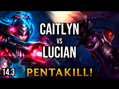 CAITLYN Bot vs LUCIAN | BR GrandMaster - Patch 14.3