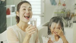 麦飯石の水　テレビＣＭ　【モニュメント・家】篇