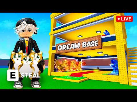 Steal a Brainrot Noob to Max Live! Playing with Subscribers