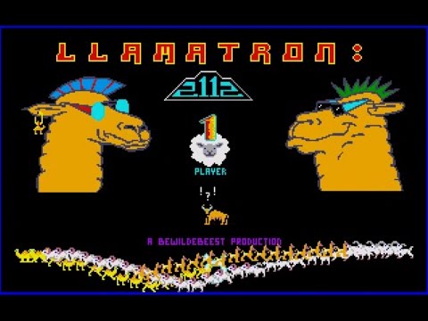Llamatron - Atari ST (Gameplay Footage & Opinion) "Crazy Llama madness"