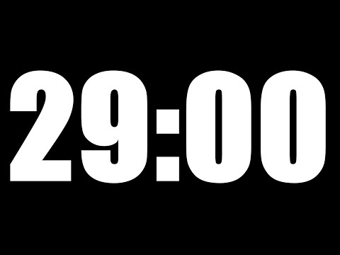 29 MINUTE TIMER | LOUD ALARM  ⏰
