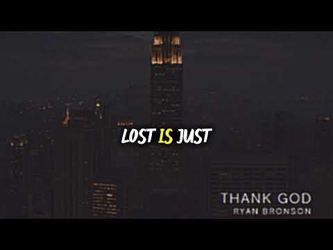 Ryan Bronson - Thank God (official lyrics) (prod. By Ryan Bronson) (engineered by Michael Dippel)