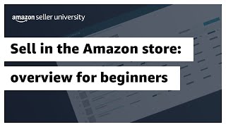 Sell in the Amazon store: 5-minute overview for beginners