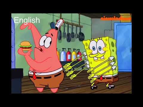 Patrick Quits In 4 Different Languages