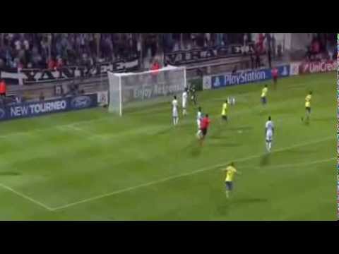 LA PASSE DECISIVE DE JEREMY MOREL POUR WALCOTT.MARSEILLE ARSENAL.18.09.13.