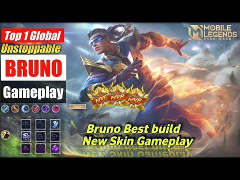 BRUNO KING PERFECT LEGENDARY !! [ Top Global Bruno ] ACE - mobile legends