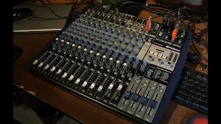 Video thumbnail for Presonus Studio Live AR 16c    demo time.  July 7, 2020, CRAPPED OUT on March 26, 2022 by jake smith