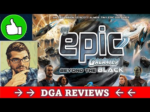 DGA Reviews Board Games: Tiny Epic Galaxies + Black Edition Review (Cozy Game Night)