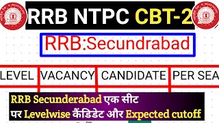 Rrb Secunderabad cbt-2 expected cutoff2022|RRB NTPCCBT-2 expected cutoff|L-5exam date|NTPCadmit card