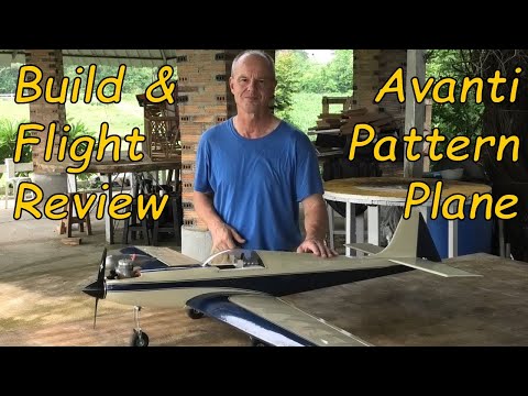 Avanti Pattern Plane Pt 17 - Build & Flight Review - 60" wingspan RC balsa aeroplane