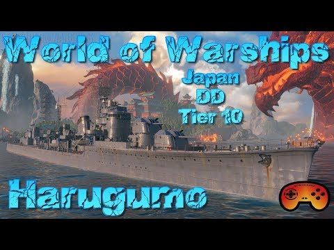 Harugumo 😱T10 DD Preview/Gameplay in World of Warships Gameplay Deutsch/German Harugumo