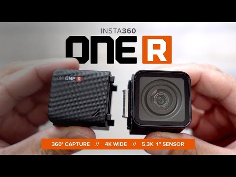 Insta360 One R Interchangeable Lens Action Camera - First Look and Setup