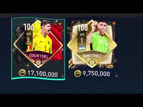 courtois vs Dibu martínez #fifamobile23  #eafc24 #futbol