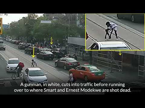 Footage Of 21Neat Gunning Down Toronto Rapper Smoke Dawg Downtown Toronto.