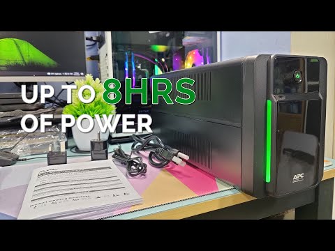 APC Back UPS BX1600I-MS | Up to 8hrs of Power