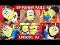 Minion Rush 69 FUNNY FAILS Episode 3 Eduardo S House Minion Park And The Volcano Epic Fails