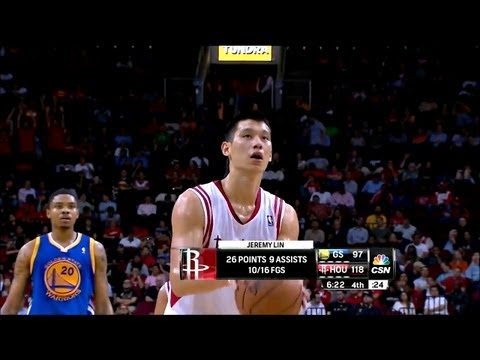 Jeremy Lin 林書豪 2013 02 05火箭vs勇士 Houston Rockets vs Golden State Warriors
