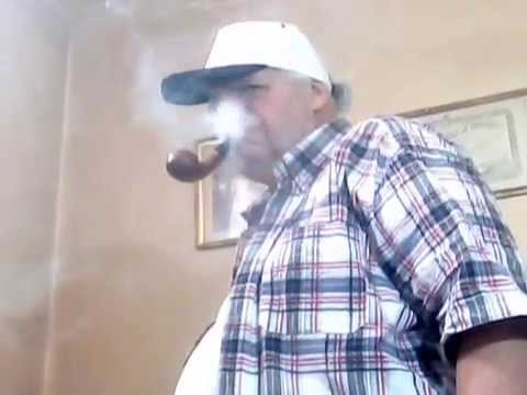 Smoker of my Stanwell Rhodesian, Pipe Tobaccos, with White T-Shirt; Scotland Shirt