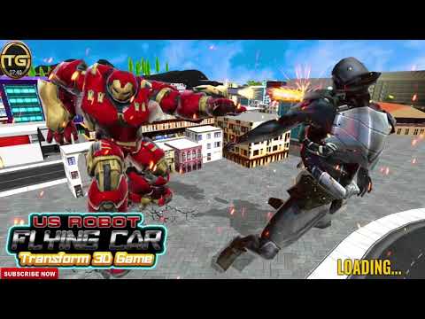 Us Robot Flying Car Transfrom  3D Games - Best Android Gameplay HD
