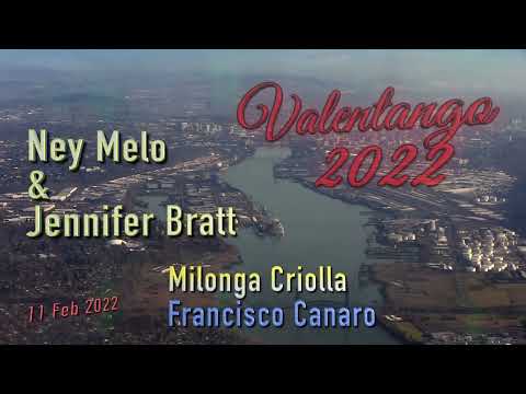 Milonga Criolla - Francisco Canaro - Ney Melo & Jennifer Bratt - Valentango 2022