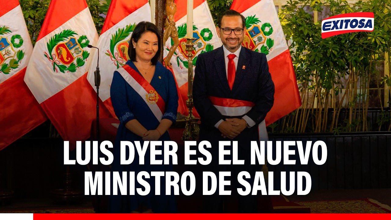 🔴🔵 Luis Dyer, exjefe de personeros de Fuerza Popular, juró como ministro de Salud