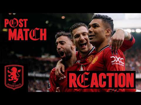 LIVE 🔴 Man Utd v Aston Villa | Post-Match Reaction