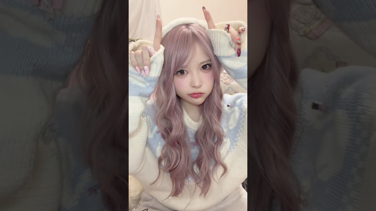 ピンク髪も超かわいい？